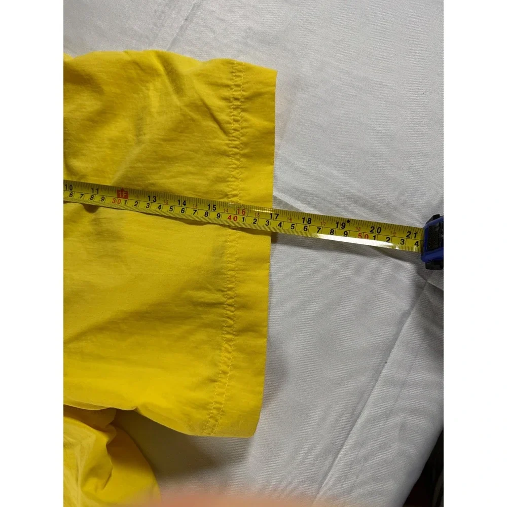 Polo Ralph Lauren Mens Yellow Swim Trunks Mesh Lined Pony Logo Shorts Medium
